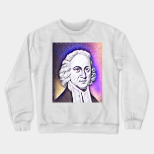 Jonathan Edwards Pink Portrait | Jonathan Edwards Artwork 8 Crewneck Sweatshirt